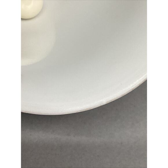 Antique Bareuther Waldsassen Bavaria Germany Porcelain Floral Dinner Bell - Picture 8 of 9